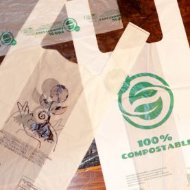 Bolsa biodegradable-compostable